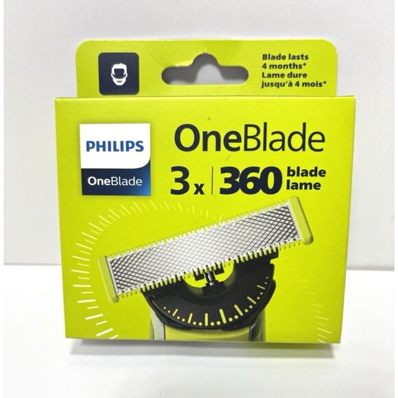 Philips One Blade 360 Replacement Blades (3-pack), New - Picture 1 of 3